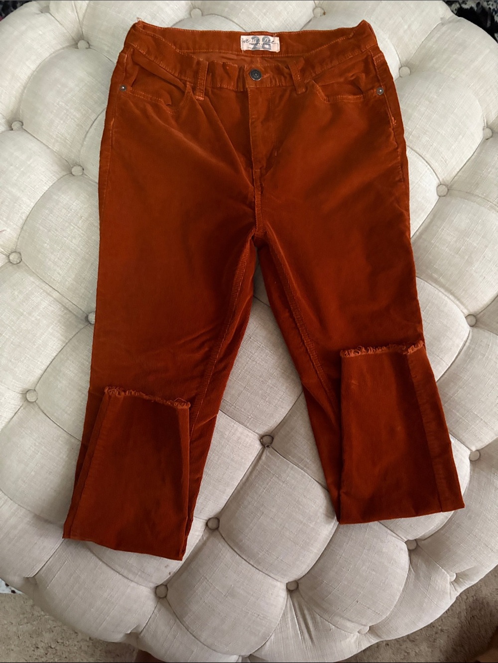We The Free Corduroy Jeans in Rust